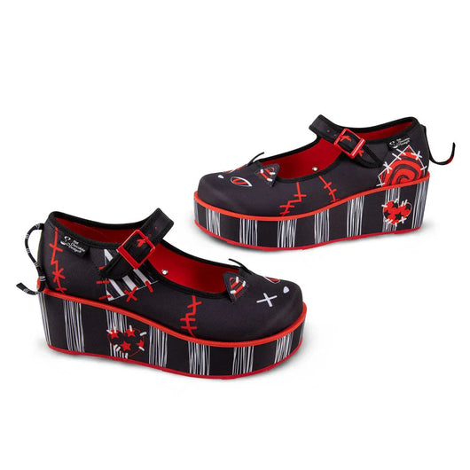 Chocolaticas® Riot Kitty Women's Mary Jane Platform - Tekeno