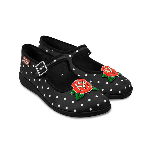 Rockabilly Women's Mary Jane Flats