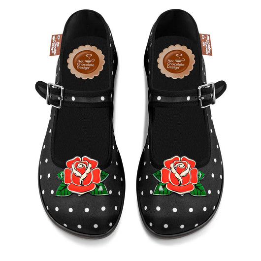Chocolaticas® Rockabilly Women's Mary Jane Flat - Tekeno