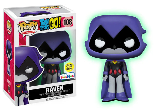 Funko Pop Television: Teen Titans - Purple Raven Glow in the Dark #108 - Tekeno