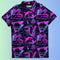 Miami Slice | Camisa Polo de Golfe Retrô/Vaporwave Masculina