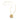 Rosette gold necklace