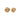 Rosette gold stud earrings