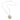 Rosette silver necklace