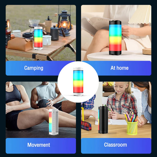 Parlante Bluetooth 3D con Iluminación Inteligente y Sonido Envolvente - Image 36