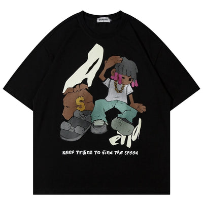 Playera Estampada con Diseño de Caricaturas para Hombre - Image 10