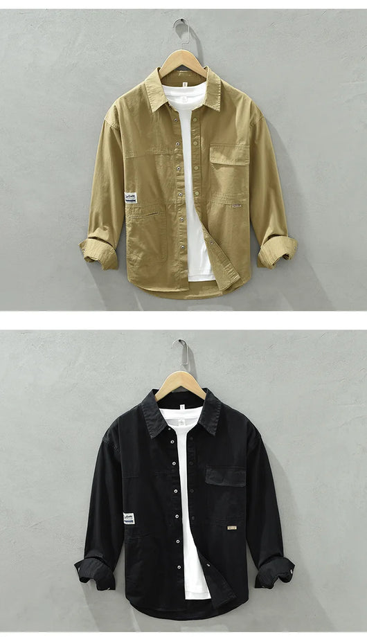 Camisa Casual Suelta para Hombre - Image 17