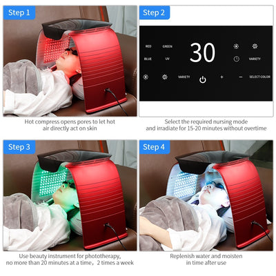 Dispositivo LED Fotón Rechazo de Calor y Frío para Rejuvenecimiento Facial - Image 17
