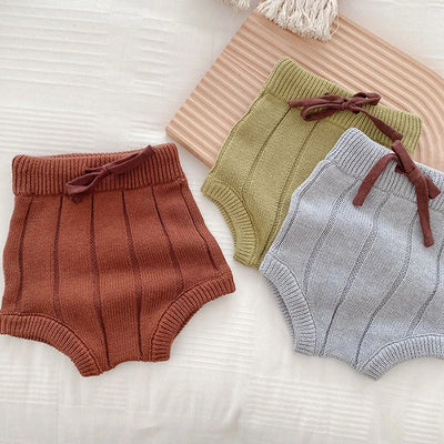 Shorts de Lana Tejida para Bebé - Abrigo Otoño e Invierno - Image 25