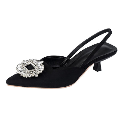 Sandalias Stiletto Puntiagudas con Talón Abierto - Image 32