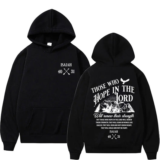 Sudaderas con Estampado de Letras Cristianas Jesús para Hombre y Mujer - Image 15
