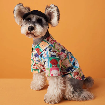 Vestido Infantil Cachorrito Flores con Lunares - Image 16
