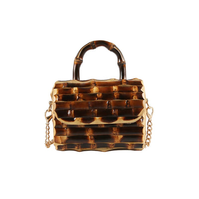 Bolso de Hombro Artesanal Estilo Pastoral con Cadena Simple - Image 23