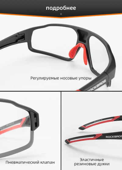 Gafas de Ciclismo Polarizadas con Cambio de Color Protección Contra Viento y Arena - Image 28