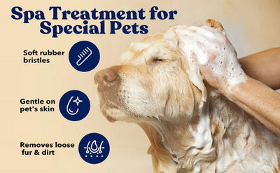 Cepillo de Baño 2-en-1 para Perros y Gatos con Masaje SPA - Image 12