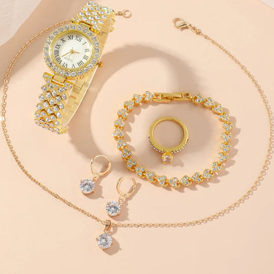 Reloj de Lujo para Mujer con Cristales Brillantes y Pulsera Ajustable - Image 16
