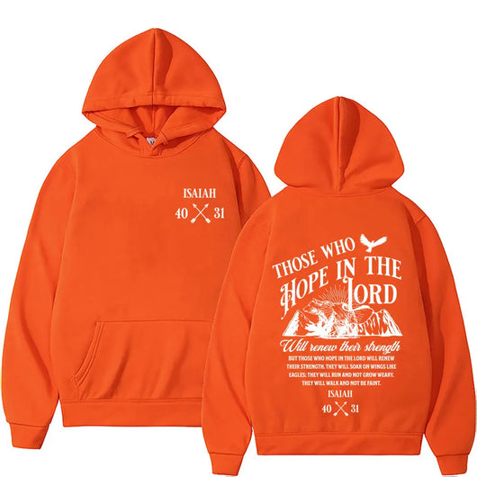 Sudaderas con Estampado de Letras Cristianas Jesús para Hombre y Mujer - Image 27