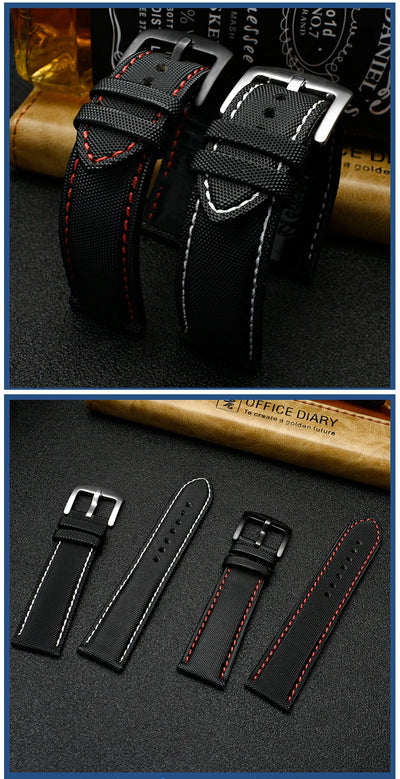 Correa de Reloj Nylon Canvas Tiansuo Haixing para Hombre - Image 45