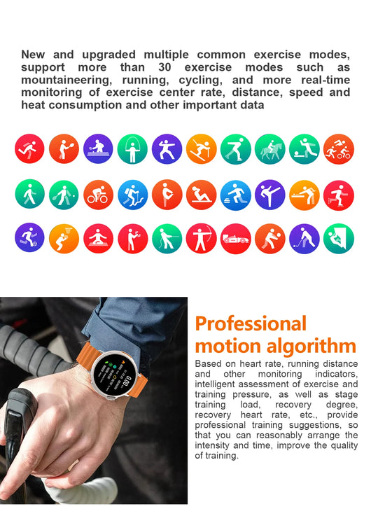 Reloj Inteligente AMOLED 1.6" Llamadas Bluetooth - Image 31