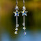 Brincos Pendurados Crystal Star