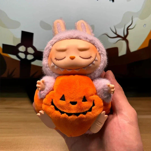 2024 New Labubu Halloween Pumpkin Pendant Cloth Happy Festival Vinyl Plush Doll Clothes Cute Doll Accessories Gifts Surrounding - Tekeno