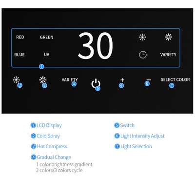 Dispositivo LED Fotón Rechazo de Calor y Frío para Rejuvenecimiento Facial - Image 18