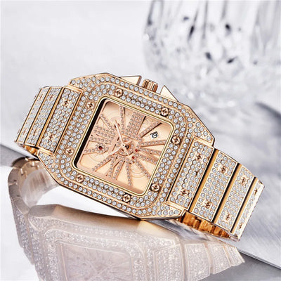 Reloj Hombre Hip Hop Diamantes Esfera Grande Cuarzo - Image 26