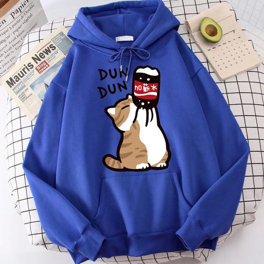 Sudadera con Capucha Gato Divertido - Aumento de Sueldo para Hombre - Image 19