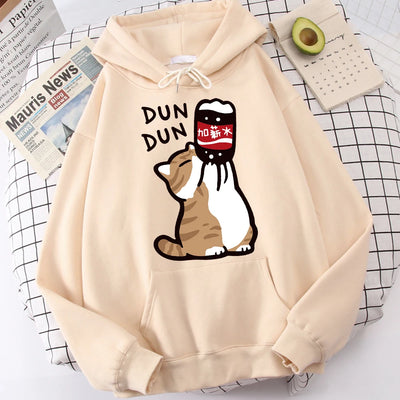 Sudadera con Capucha Gato Divertido - Aumento de Sueldo para Hombre - Image 33