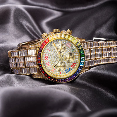 Reloj de Cuarzo Diamante Arcoíris Tres Ojos - Image 31