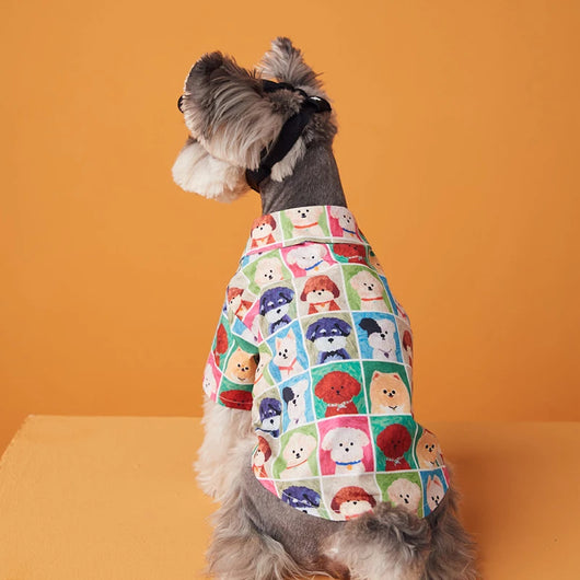 Vestido Infantil Cachorrito Flores con Lunares - Image 18