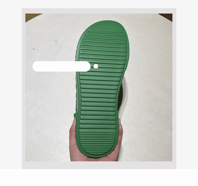 Sandalias Deportivas de Cuero Mujer Verde Plataforma Ligera - Image 14