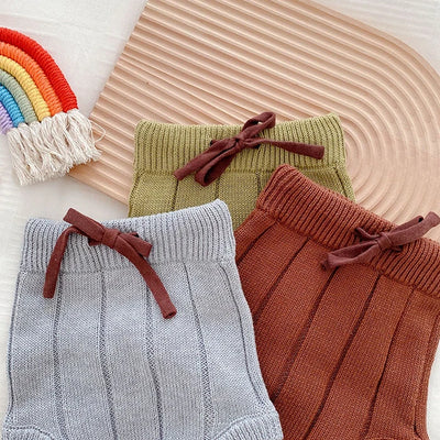 Shorts de Lana Tejida para Bebé - Abrigo Otoño e Invierno - Image 17