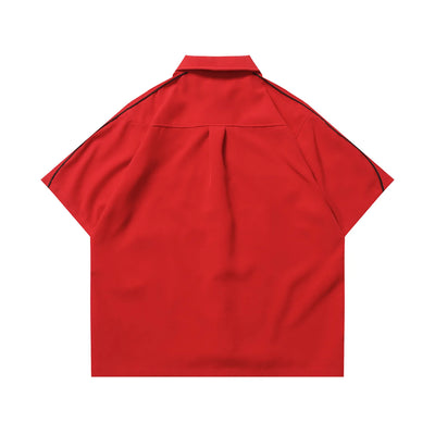 Camisa Casual de Hombre con Parches de Estrellas - Image 34