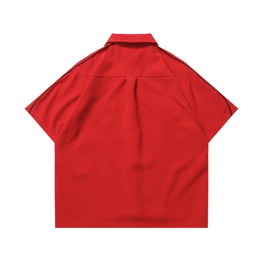 Camisa Casual de Hombre con Parches de Estrellas - Image 34