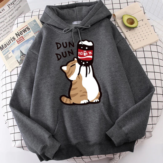 Sudadera con Capucha Gato Divertido - Aumento de Sueldo para Hombre - Image 27