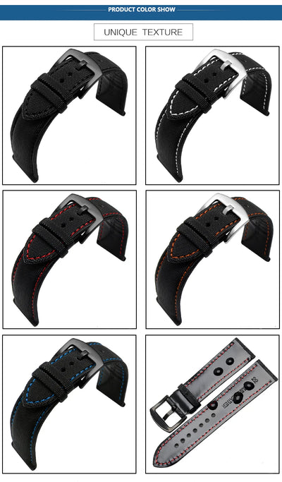 Correa de Reloj Nylon Canvas Tiansuo Haixing para Hombre - Image 31