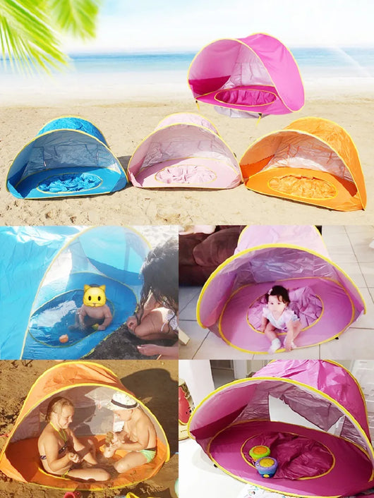 Carpa Portátil para Bebé con Protección UV - Refugio Solar para Playa y Piscina - Image 32