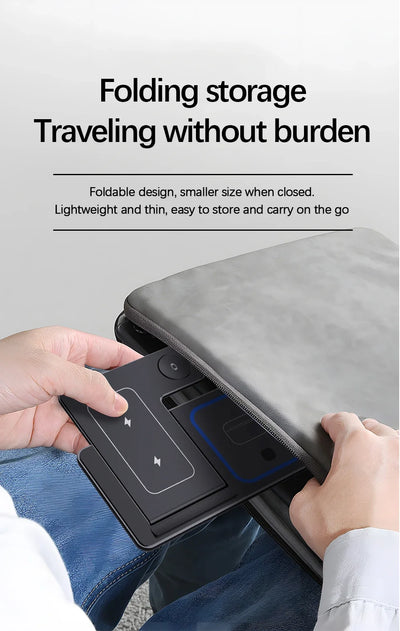 Cargador Inalámbrico 3 en 1 de 15W Plegable para iPhone, Apple Watch y AirPods - Image 19