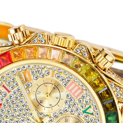 Reloj de Cuarzo Diamante Arcoíris Tres Ojos - Image 23