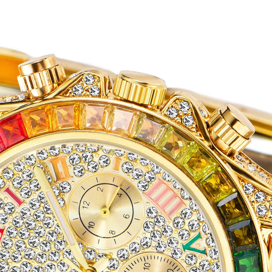 Reloj de Cuarzo Diamante Arcoíris Tres Ojos - Image 23