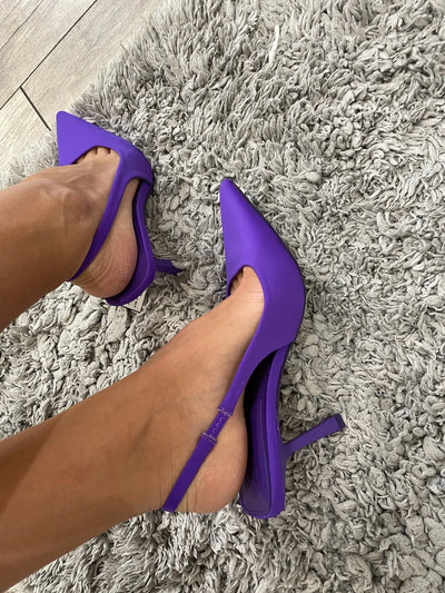 Sandalias Stiletto Puntiagudas con Talón Abierto - Image 21