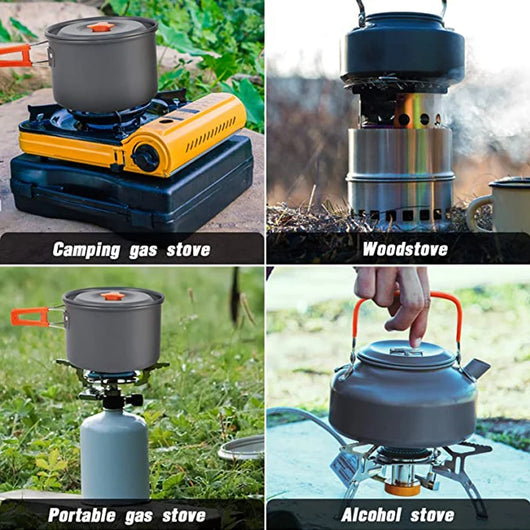 Kit de Cocina Portátil para Camping - Juego Completo de Aluminio - Image 20