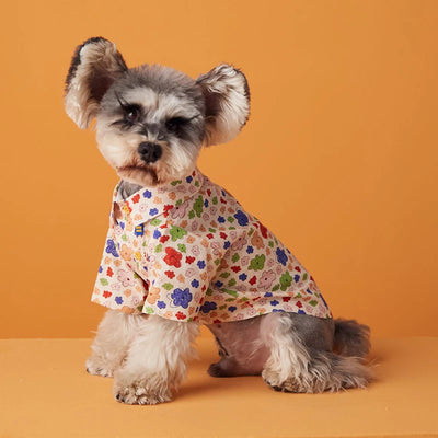 Vestido Infantil Cachorrito Flores con Lunares - Image 38