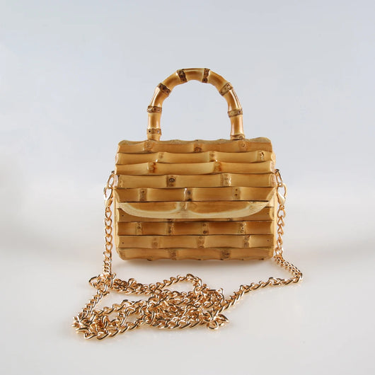 Bolso de Hombro Artesanal Estilo Pastoral con Cadena Simple - Image 19