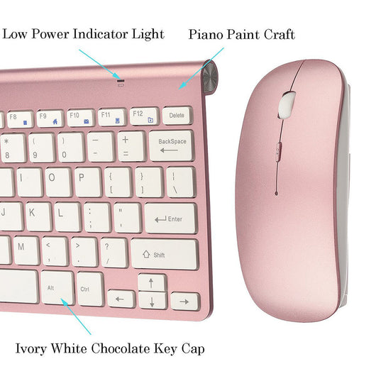 Teclado y Ratón Inalámbrico 2.4G Portátil - Combo Mini para Laptop, PC y Smart TV - Image 14