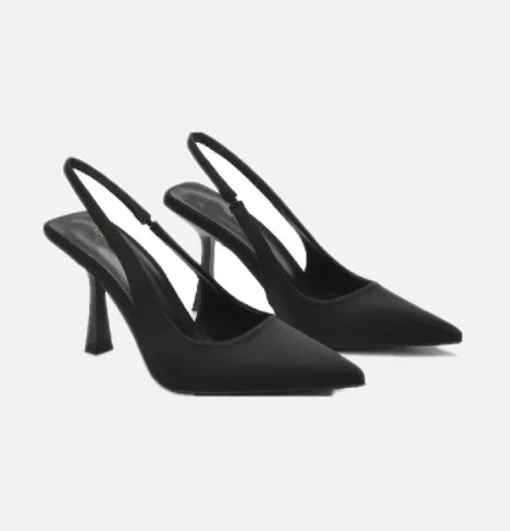 Sandalias Stiletto Puntiagudas con Talón Abierto - Image 23