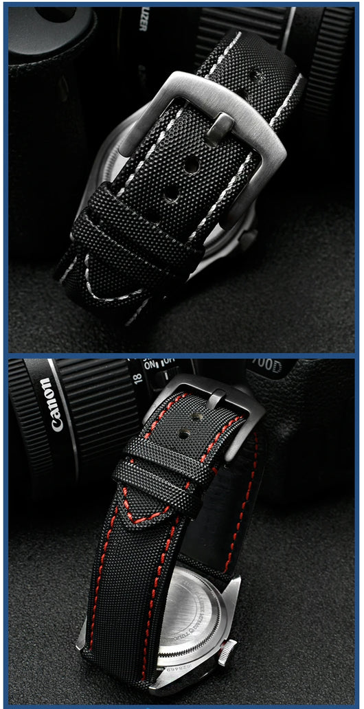 Correa de Reloj Nylon Canvas Tiansuo Haixing para Hombre - Image 49