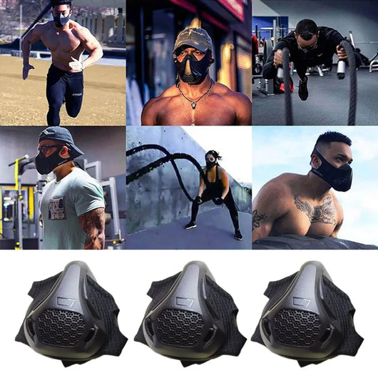 Máscara de Entrenamiento con Regulador de Oxígeno para Fitness - Image 12