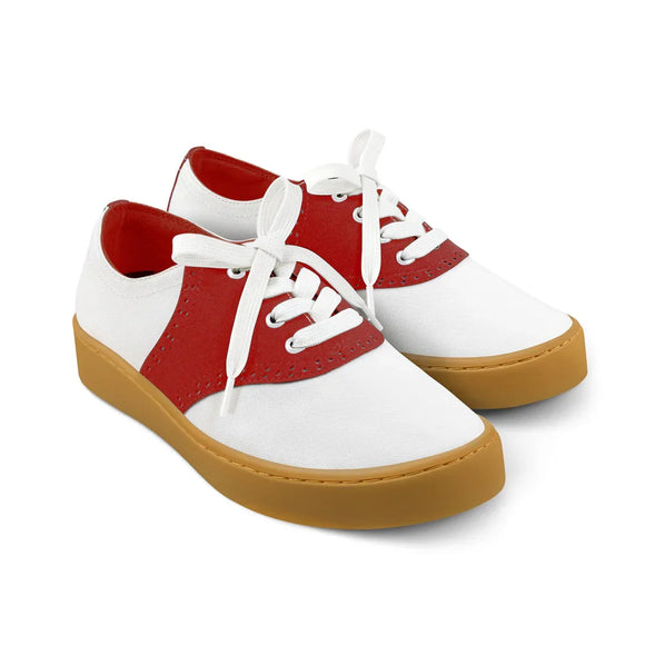 Tênis Casual Vermelho Saddle